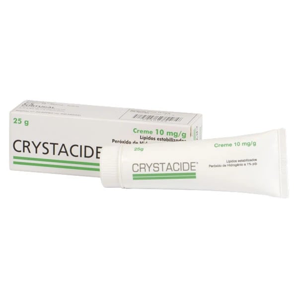 Crystacide, 10 mg/g-25 g x 1 creme bisnaga
