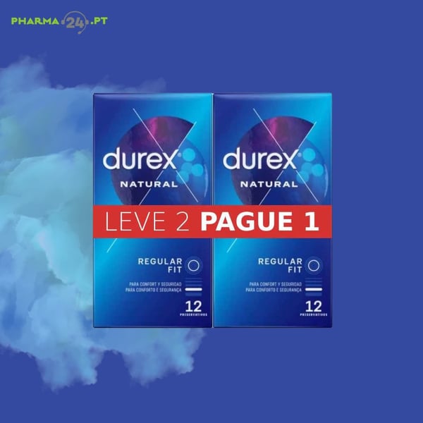 DUREX Preservativos Natural Plus 12 Unidades + 12 oferta