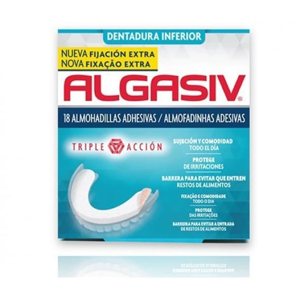 Algasiv Almofad Adesivas Dent Inf X18