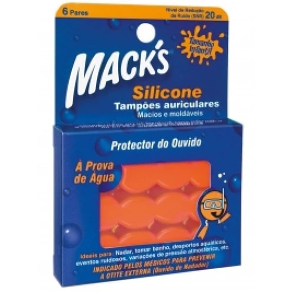 Mack S Tapón Oto Sil Kids X 12