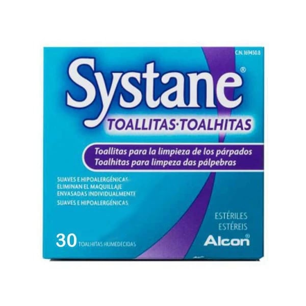 Systane Toallitas Limpiadoras para Párpados y Ojos x30