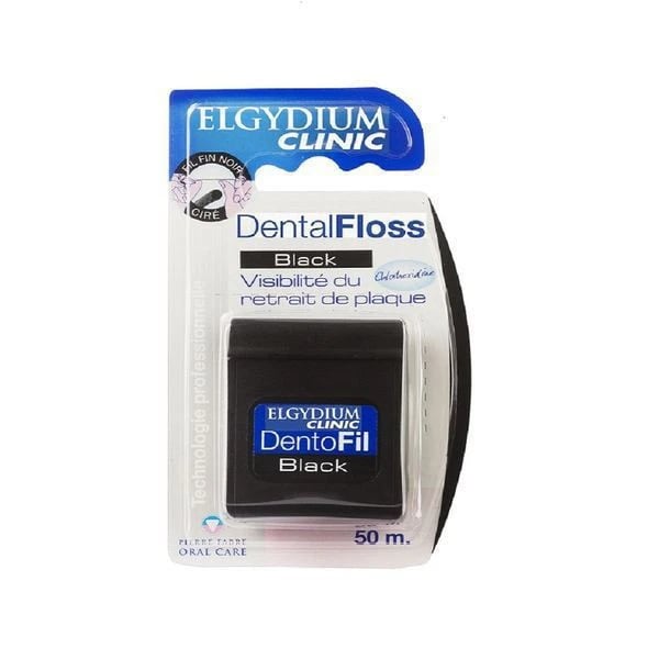 Elgydium Clinic Fio Dent Black 50m