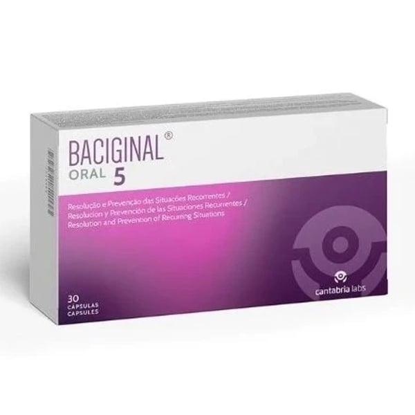 Baciginal Oral 5 Cápsulas X30