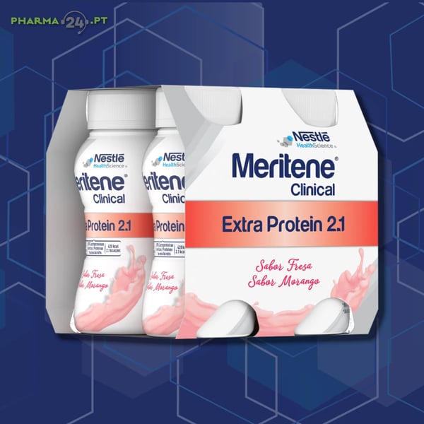 MERITENE Clinical Extra Protein Morango | 4x200ml