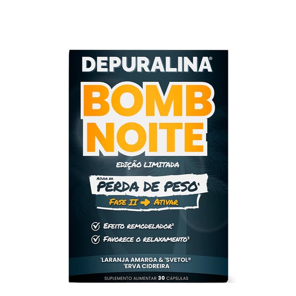 DEPURALINA Bomb Noite | Caps X30