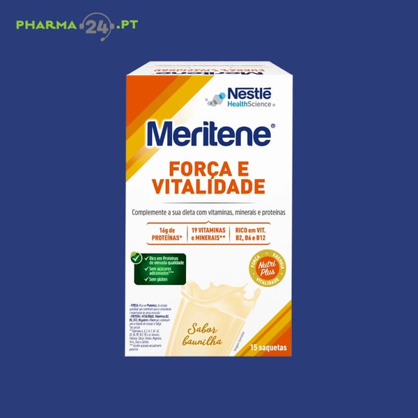 MERITENE Batido Baunilha | 450g 15 Saquetas Pó