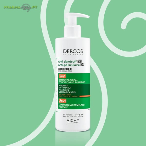 DERCOS Anticaspa DS 2 em 1 Champô e Condicionador | 400ml