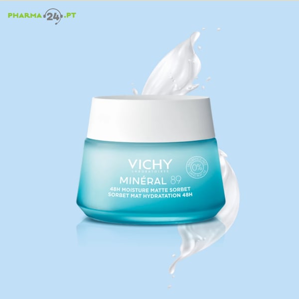VICHY Minéral 89 Gel Sorbet Matte Hidratação 48h | 50ml