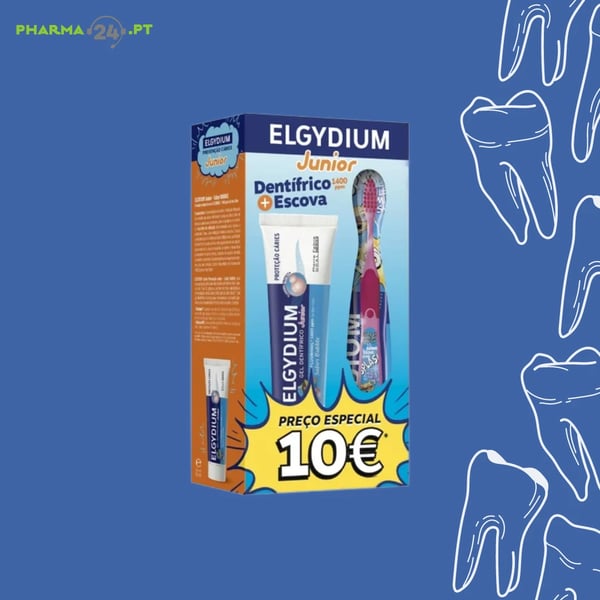 ELGYDIUM Junior Kit Pasta Dentes + Escova