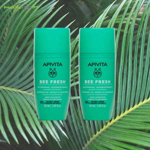 Apivita Bee Fresh Deo 24H 50MlX2 -50%2U