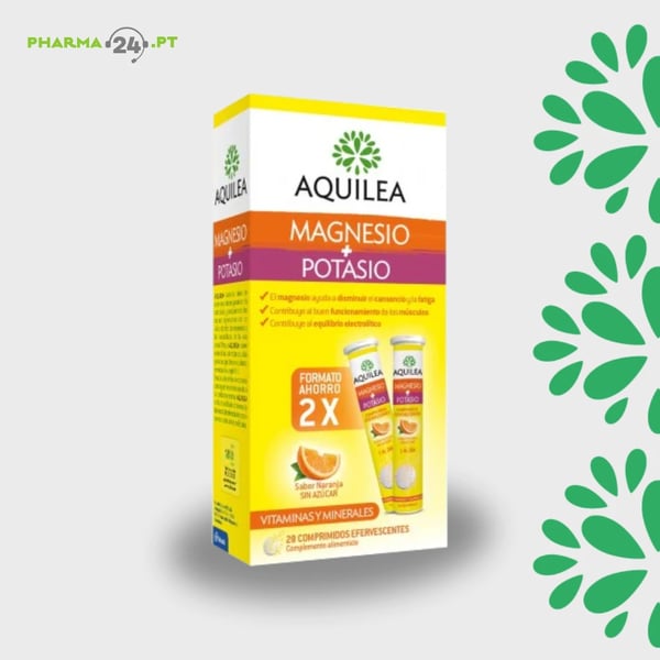 AQUILEA Magnésio + Potássio | 28 Comp. Eferv.