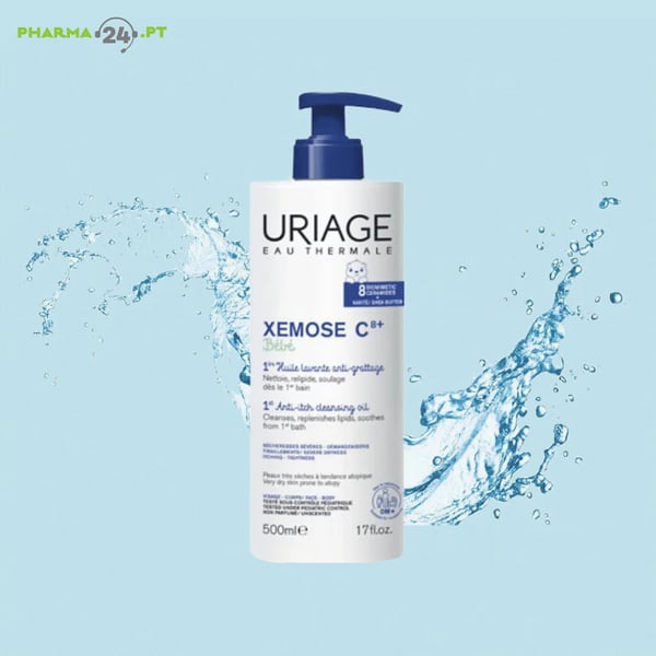 URIAGE Bebé Xemose C8+ 1º Óleo Lavante Apaziguante | 500ml