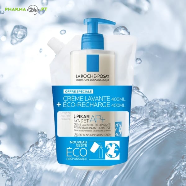 LA ROCHE POSAY Lipikar Syndet AP+ 400ml + Recarga 400ml