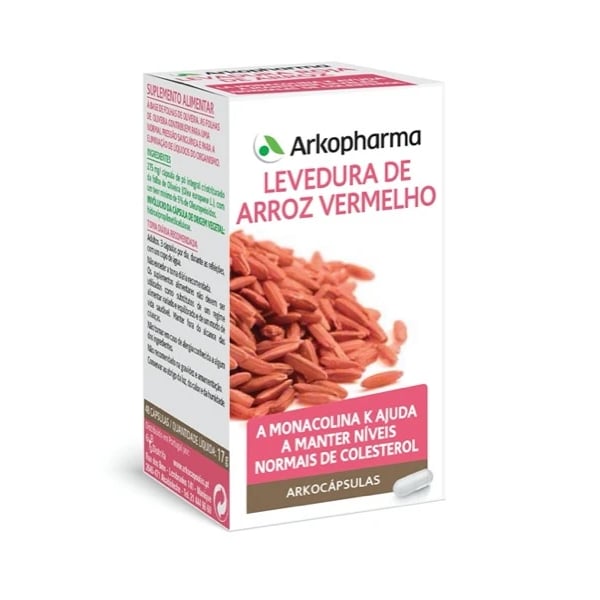 Arkocápsulas Levedura de Arroz Vermelho 45 cáps