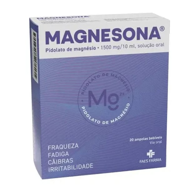 Magnesona, 1500 mg/10 mL x 20 sol oral amp