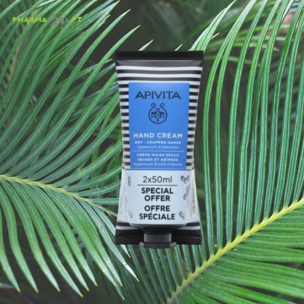 Apivita Crema de Manos Hipoalergénica con Miel y Cera de Abejas 50ml x 2 Unidades