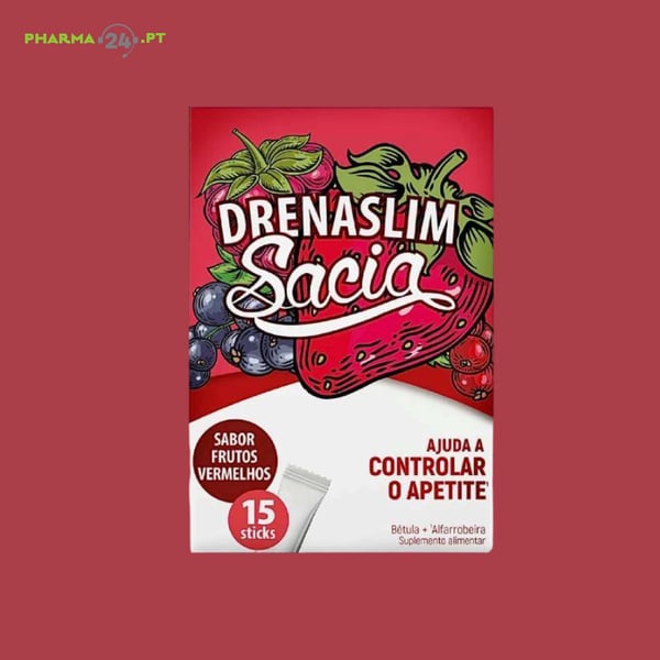 Drenaslim Sacia Sticks Frut Vermelh X15,   sol oral saq