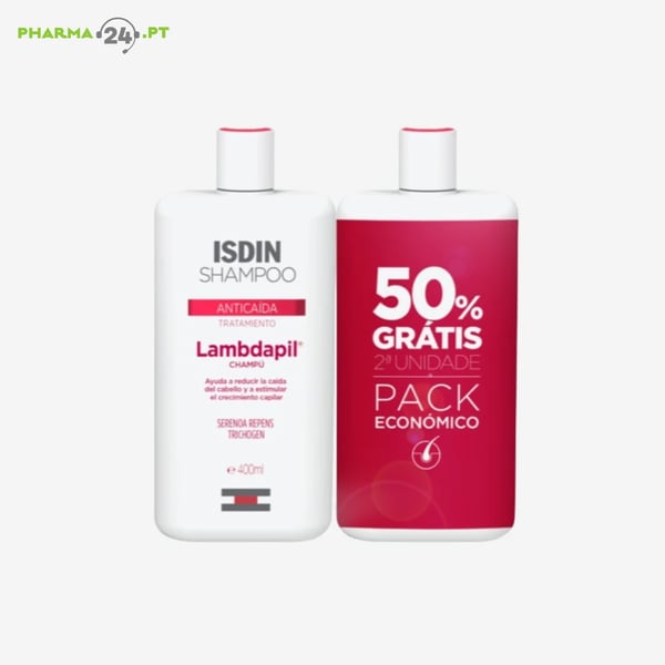 Lambdapil Anticaida Duo Champô 2 x 400 ml com Desconto de 50% na 2ª Embalagem