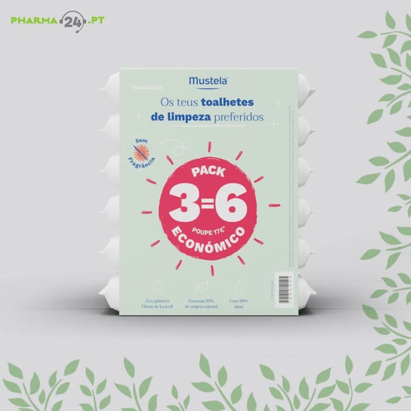 Mustela Toalhetes Limp S/Perf 3=6