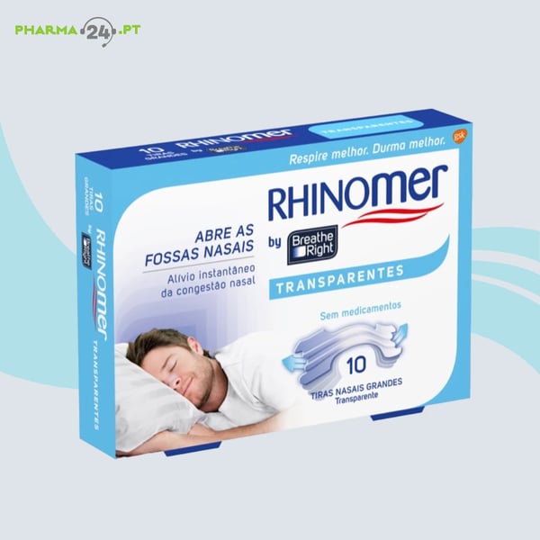 Rhinomer by Breathe Right Transparentes Grandes x 10