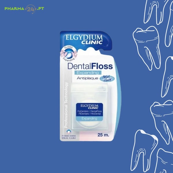 Elgydium Clinic Fio Dent White Expand 25m