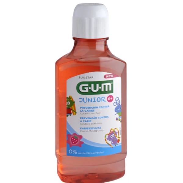 Gum Junior Enjuague Bucal de Fresa 300ml