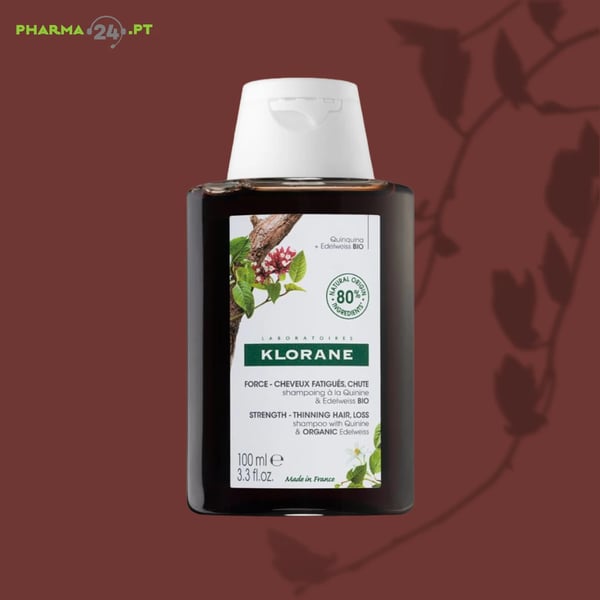 KLORANE Champú con Quinina y Edelvaisse BIO 100ml