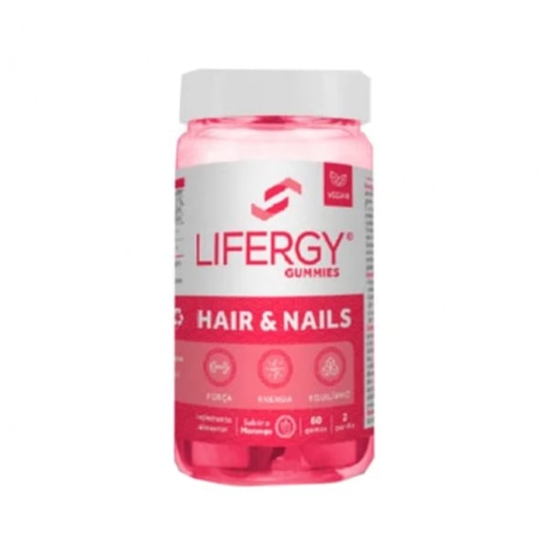 Lifergy Gummies Hair Nails Gomas X60