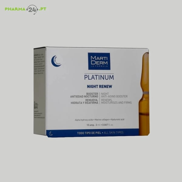 MARTIDERM Platinum Night Renew | 10 Ampolas