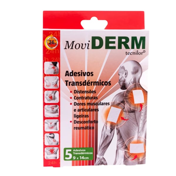 Moviderm Ades Transderm 9x14cm X5