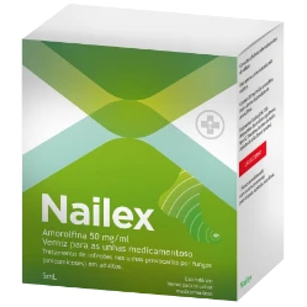 Nailex, 50 mg/mL-5 mL x 1 verniz