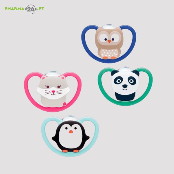 NUK Chupete Space Silicona 18-36M 2 Unidades.