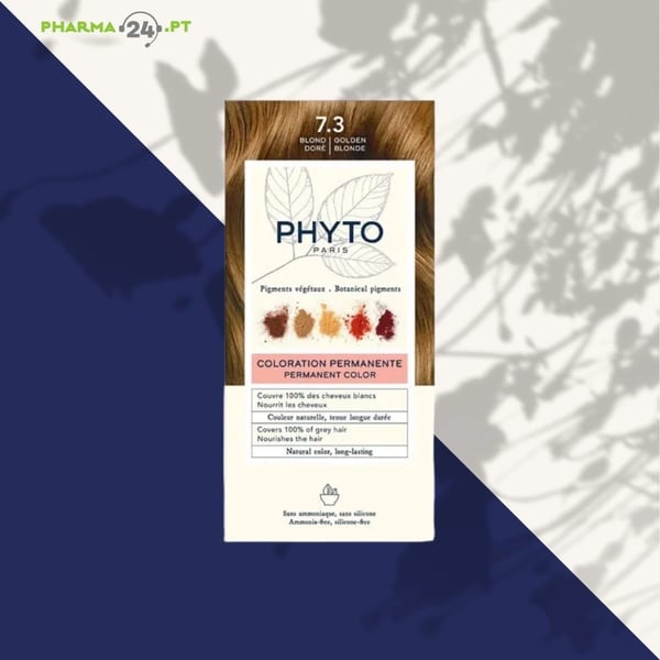 PHYTO PHYTOCOLOR KIT 7.3 Rubia Dorada 50 - leche reveladora + 50 - crema colorante ml
