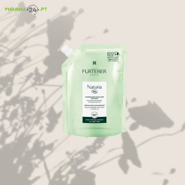 RENE FURTERER Naturia Champú Micelar Suave - Champú extra suave sin sulfatos | Recarga 400ml