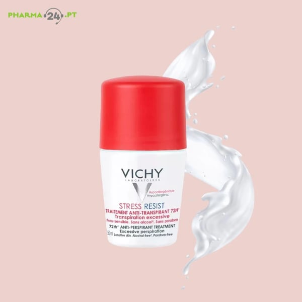 VICHY Desodorizante Stress Resist Tratamento Intensivo Antitranspirante 72 horas Roll-on 50ml