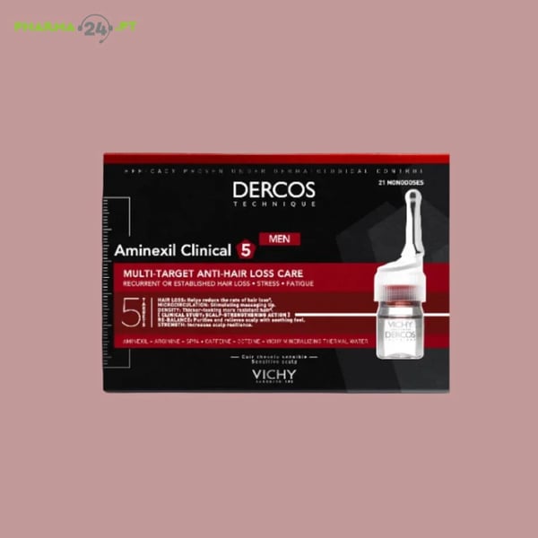 VICHY Dercos Aminexil Clinical 5 - Homem 21 ampolas