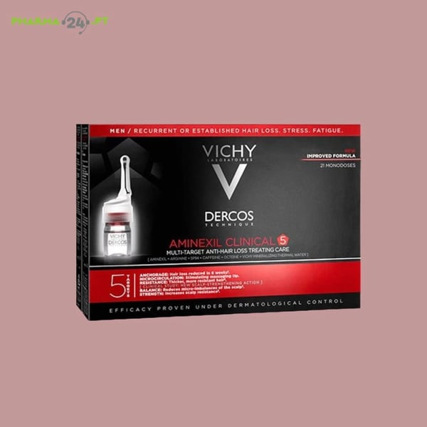 VICHY Dercos Aminexil Clinical 5 - Homem 42 ampolas