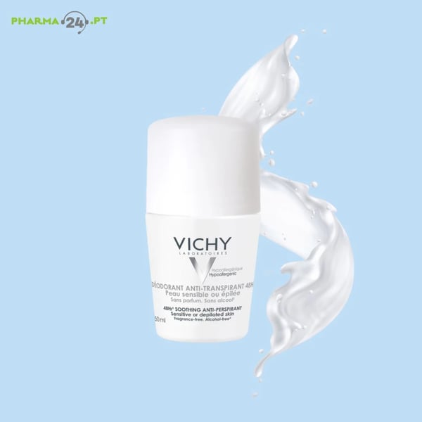 VICHY Desodorante Antitranspirante 48 Horas Roll-On para Piel Sensible 50ml